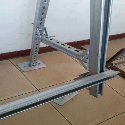 Free sample photovoltaic stents galvanised c channel bracket for solar panels