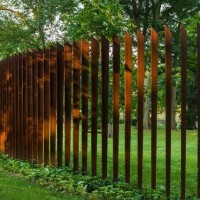 Outdoor Corten Steel Fence/Garden Screen/ Retaining Wall for landscape design